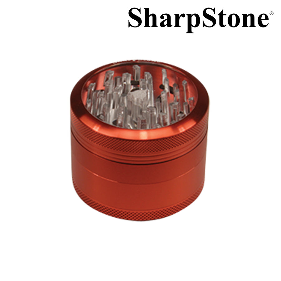 SHARPSTONE GLASS TOP 4PC GRINDERS