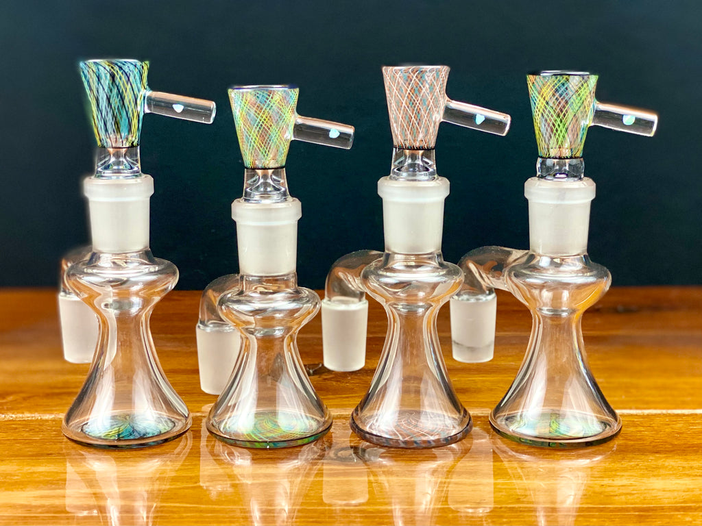 Korey Glass 18mm 90 Degree Retti Ash Catcher