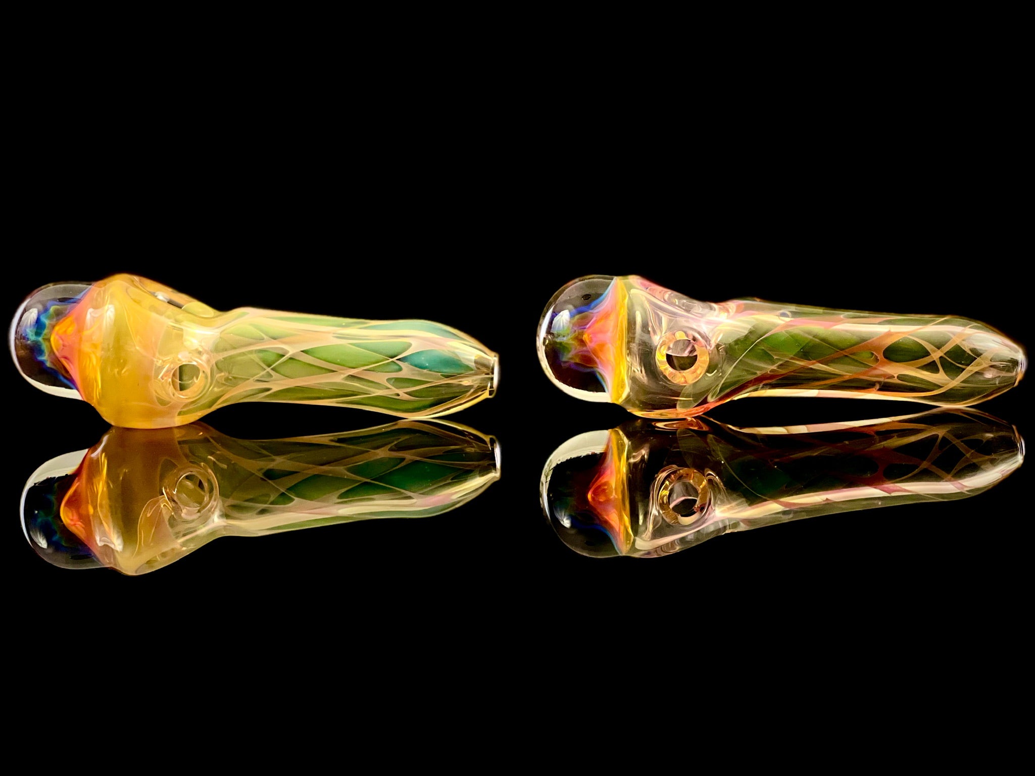 Lowtide Lampwork Fumed Pipe