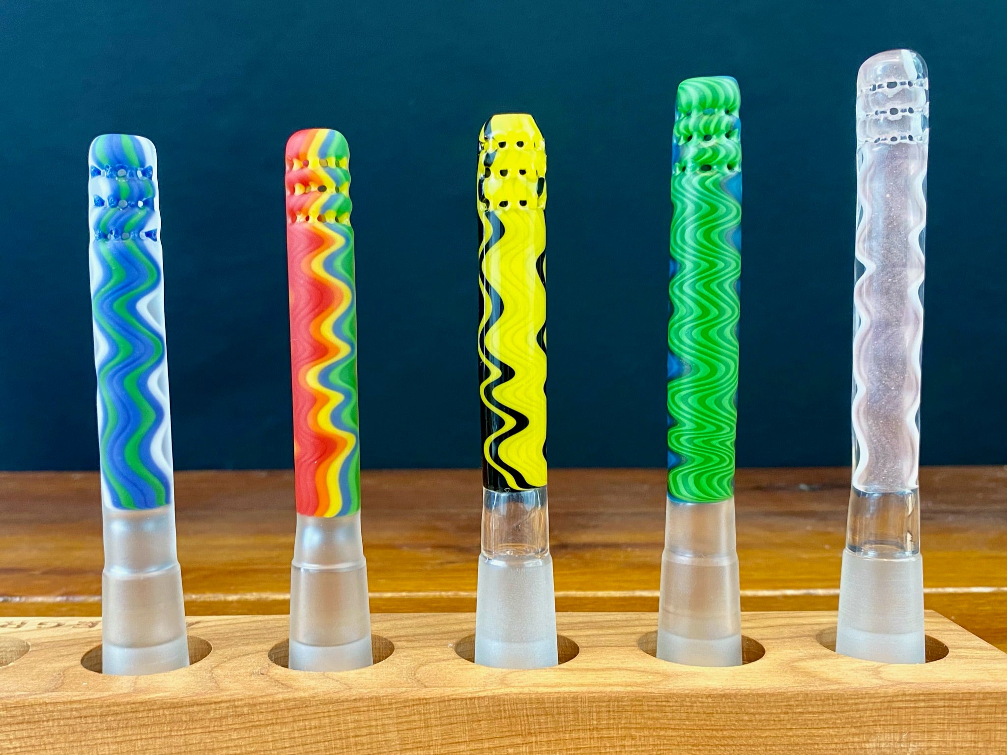 Al Gore Glass Wig Wag Downstem