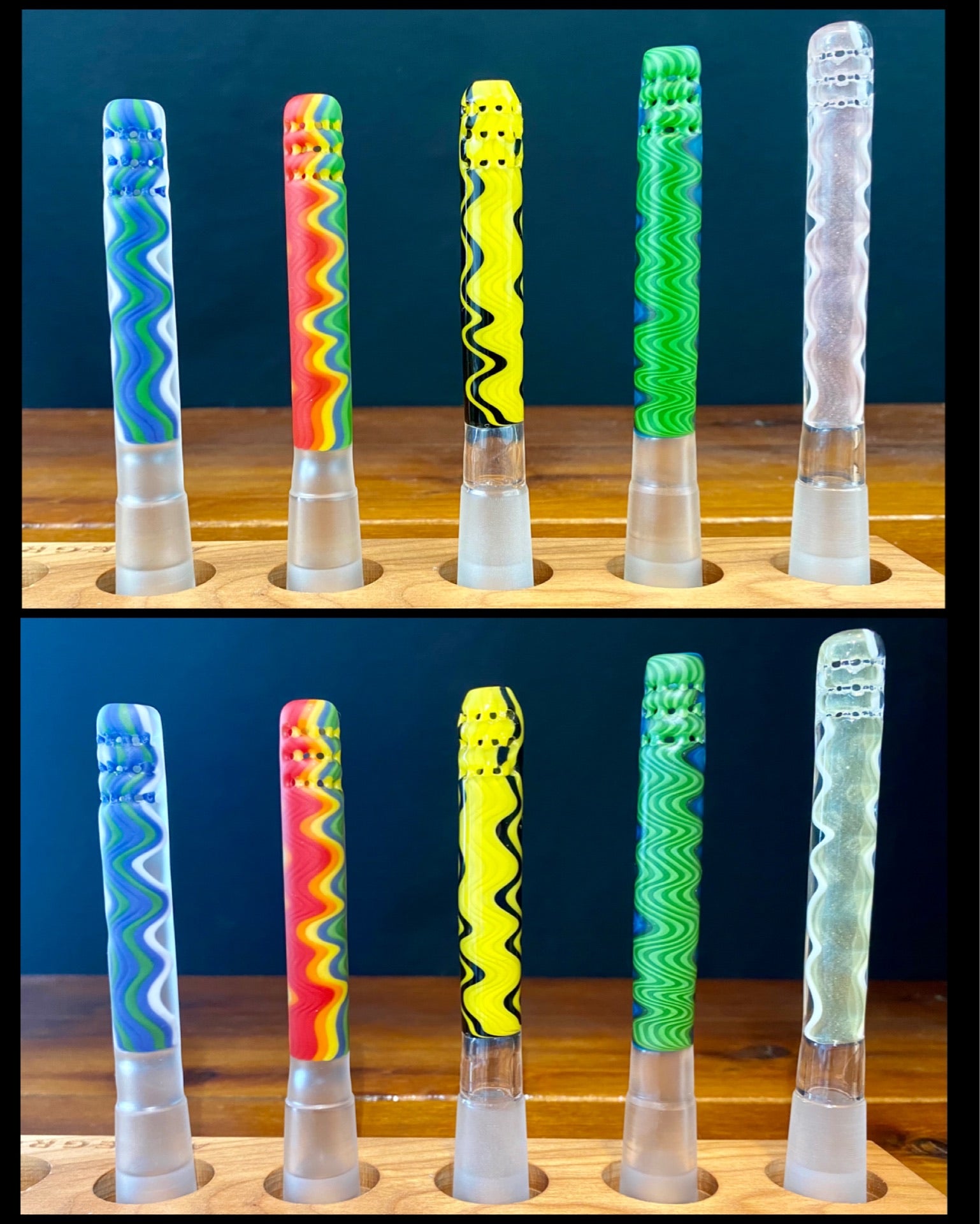 Al Gore Glass Wig Wag Downstem