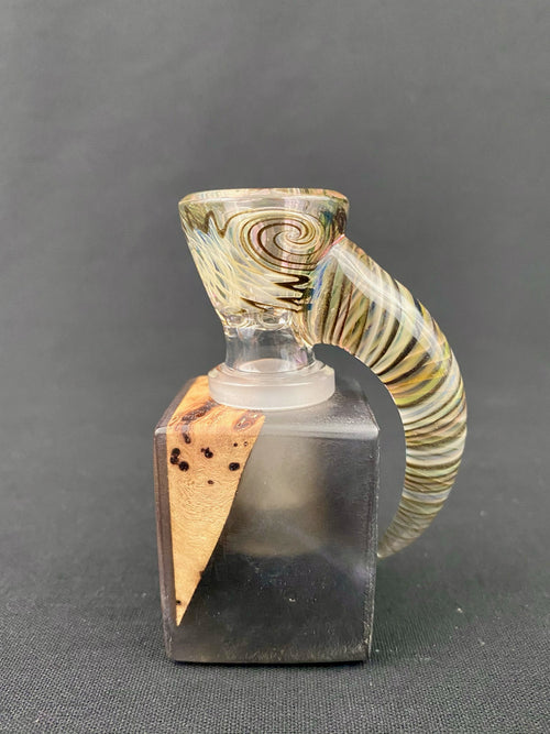 Bol à perruque fumé Al Gore Glass 18 mm - 4 trous