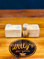 Lost Tree 2 Hole 14mm Bowl/Slide Holder - Wood Only