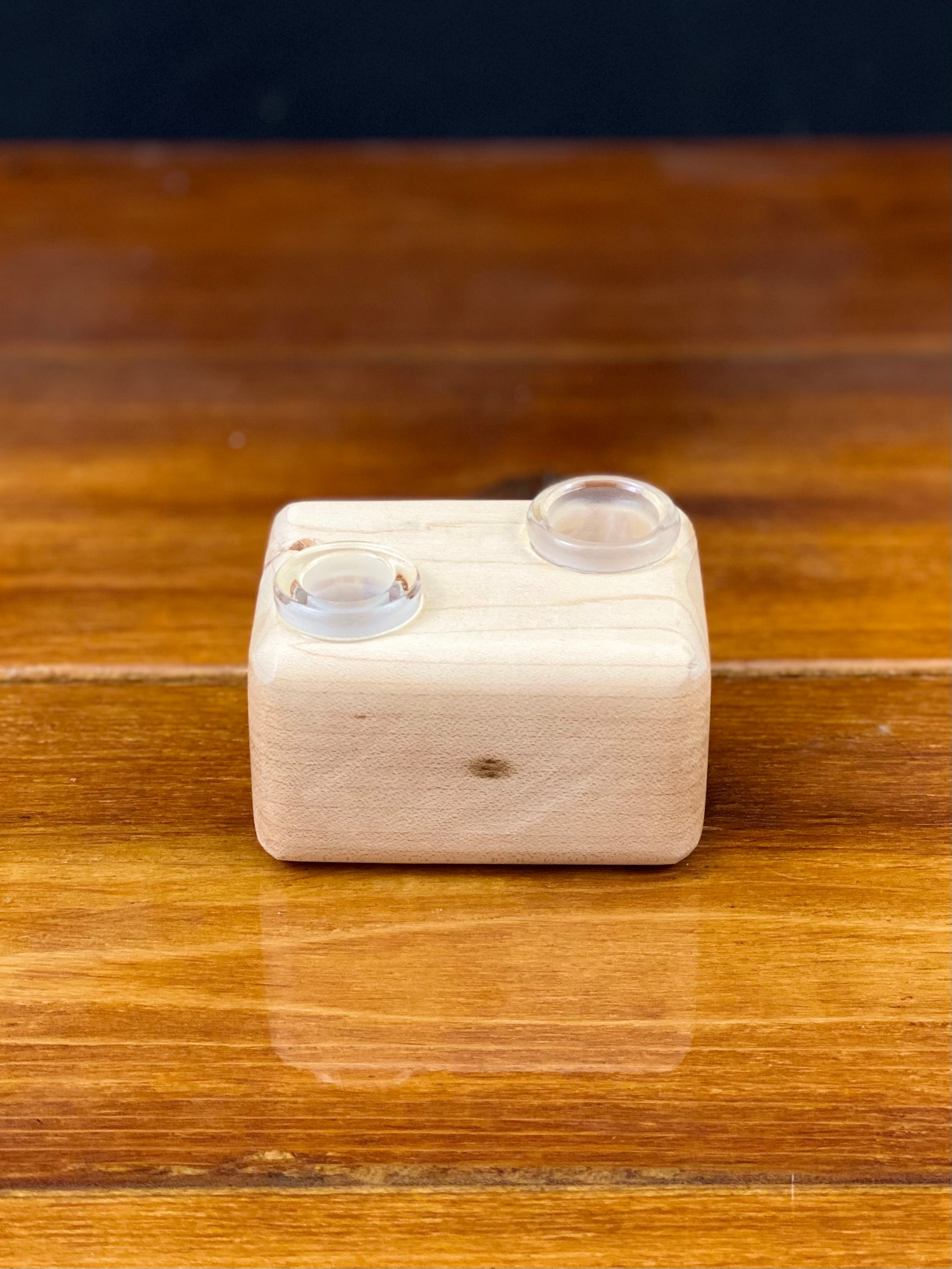 Lost Tree 2 hole 1-14mm & 1-18mm Bowl/Slide Holder - Wood Only