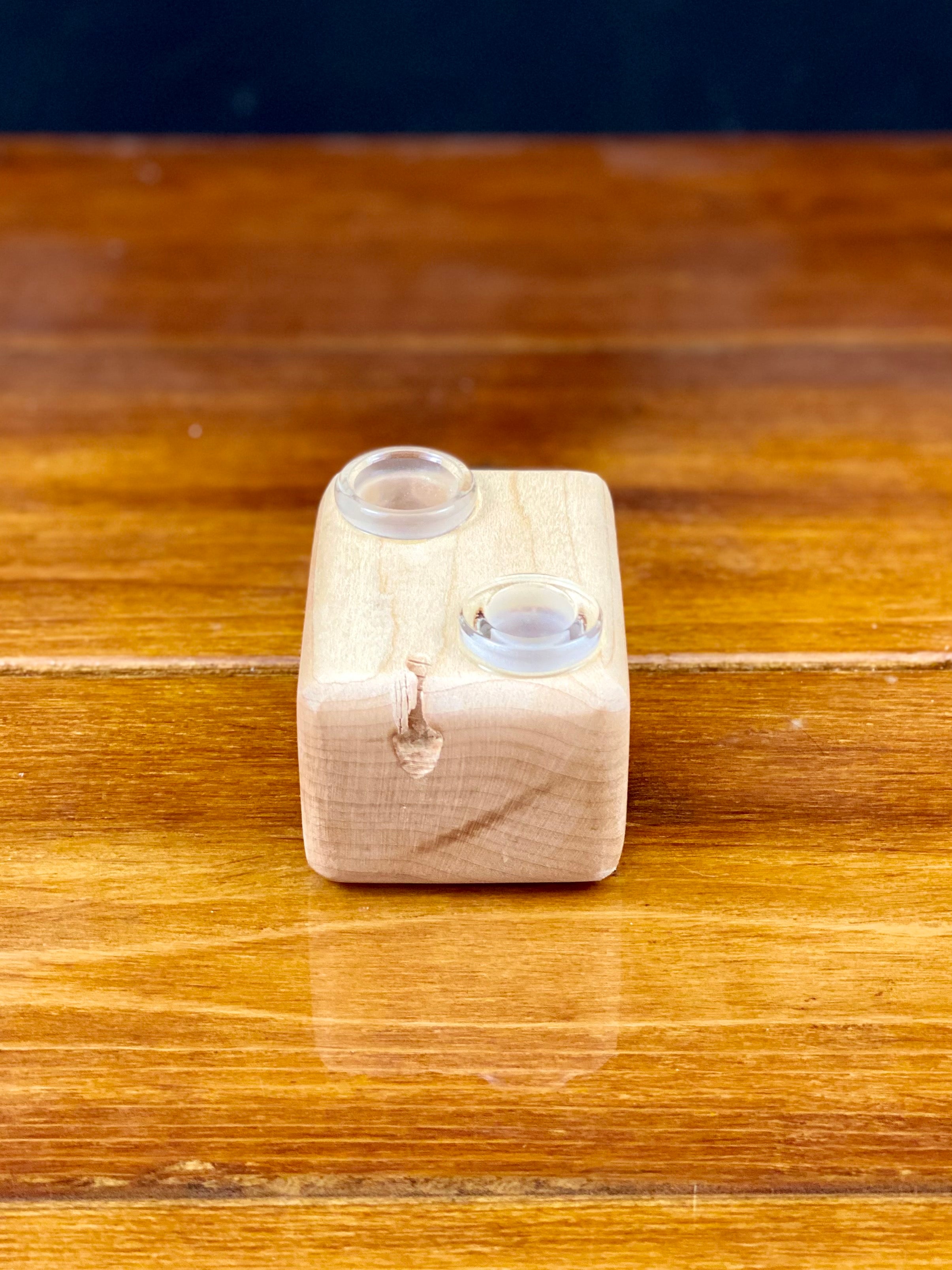 Lost Tree 2 hole 1-14mm & 1-18mm Bowl/Slide Holder - Wood Only