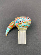 Bol à piston en verre taillé en forme de pierre tombale de 18 mm