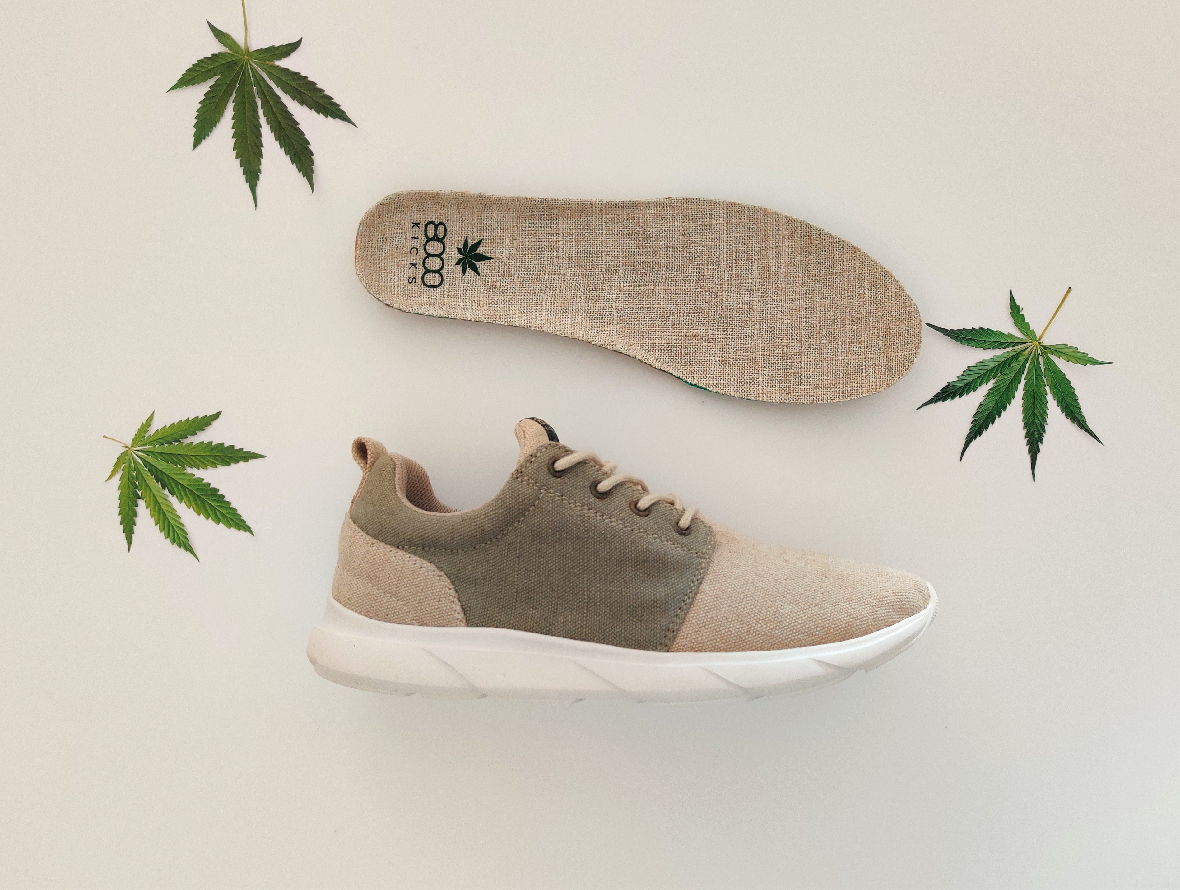 8000Kicks Explorer V2 Unisexe - Beige/Vert
