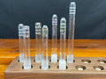Gump Glass 14/19 mm Tige transparente quadrillée de couleur