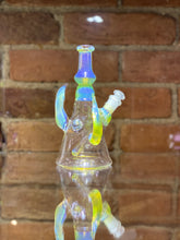 Tombstoned 6.5" Glass Fumed Rig with Horns