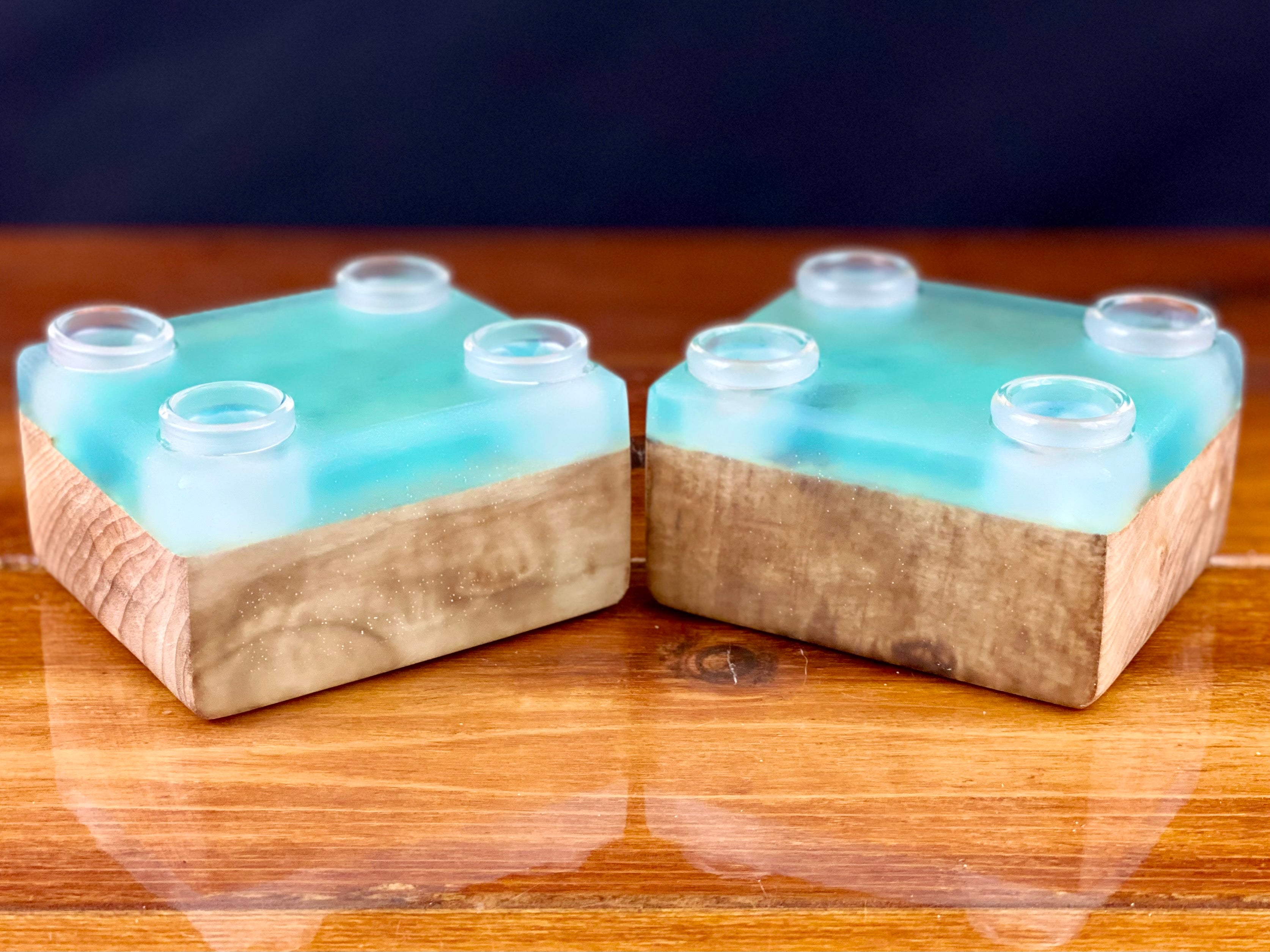 Lost Tree 4 Hole 18mm Epoxy Resin Slide/Bowl Holder