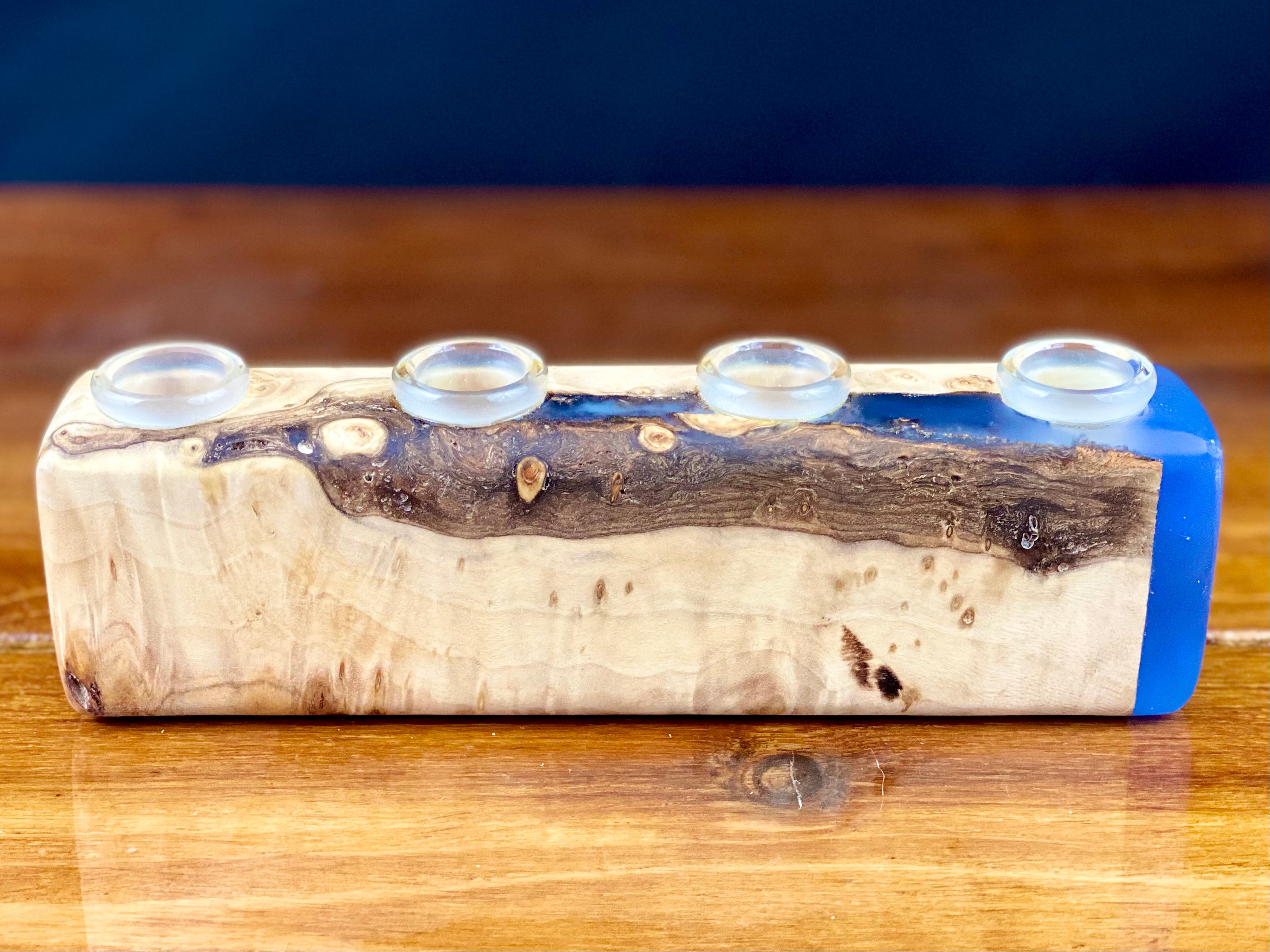 Lost Tree 4 Hole 18mm Epoxy Resin Slide/Bowl Holder