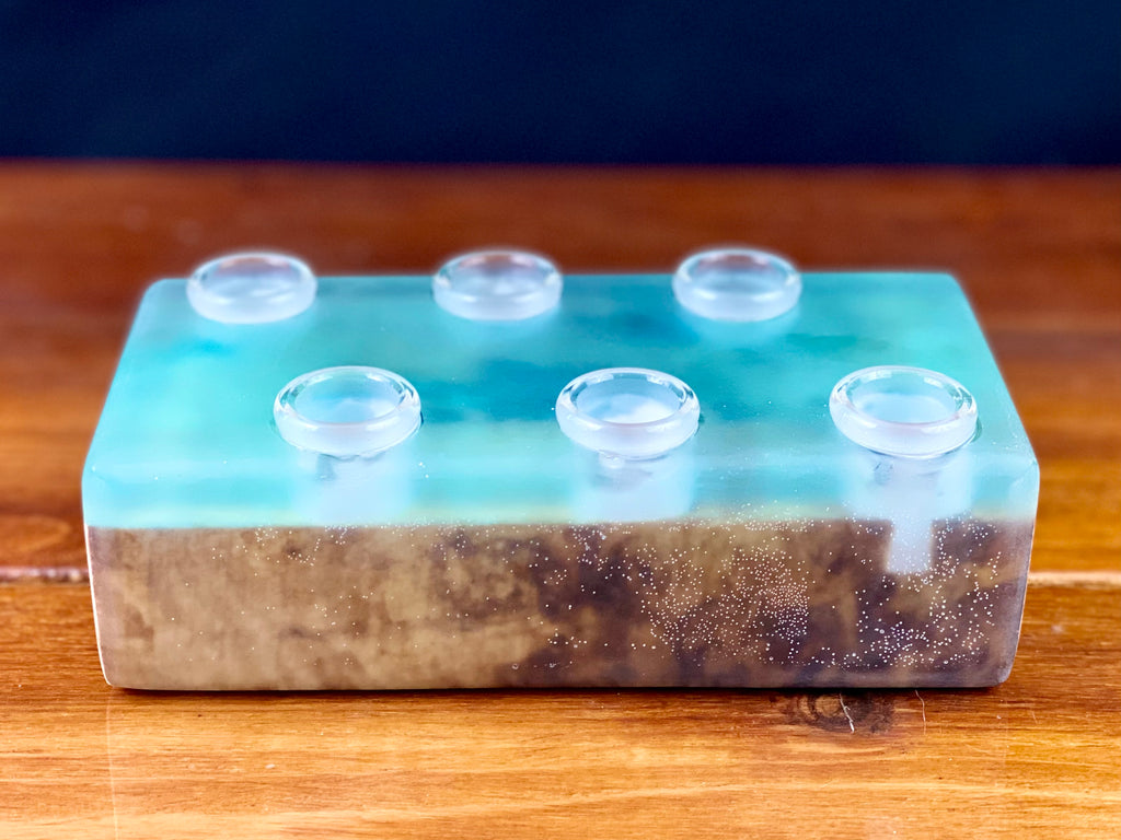 Lost Tree 6 Hole 18mm Epoxy Resin Slide/Bowl Holder