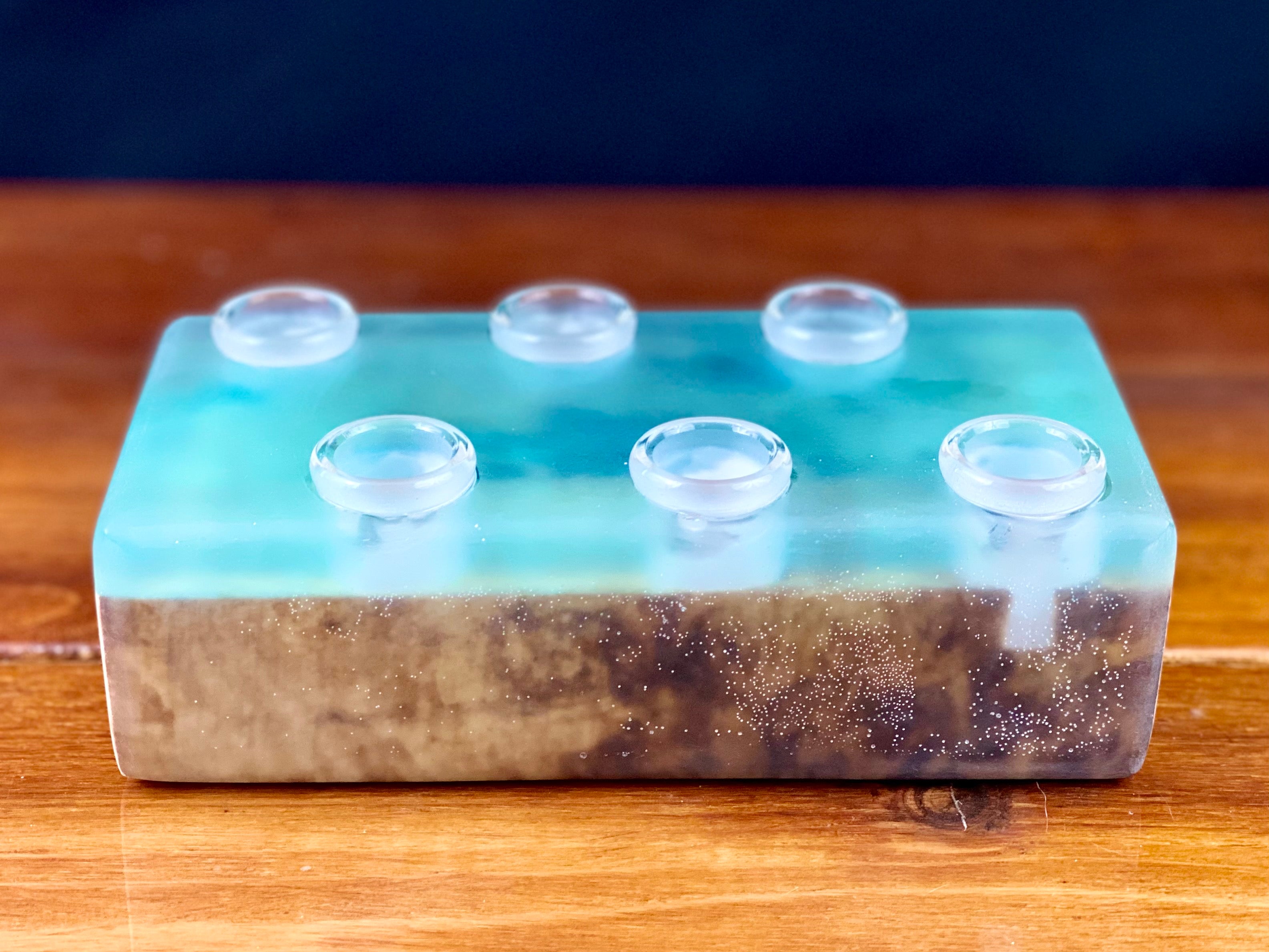 Lost Tree 6 Hole 18mm Epoxy Resin Slide/Bowl Holder