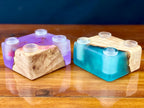 Lost Tree 4 Hole Mix 2-14mm & 2-18mm Epoxy Resin Slide/Bowl Holder