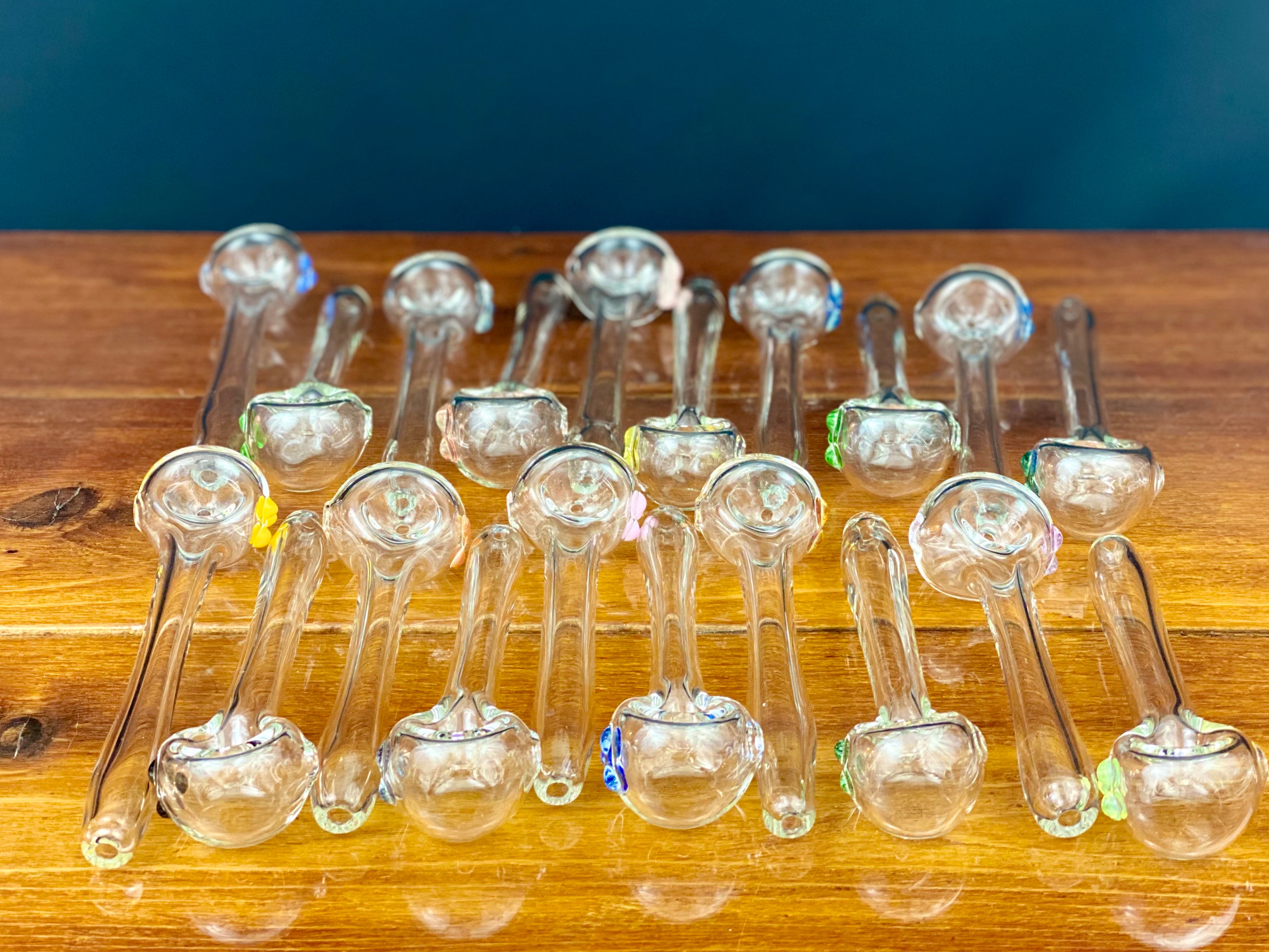 Clark's Glassworks Clear Spoon