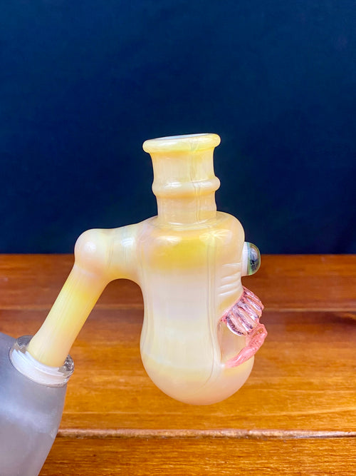 Récupérateur de cendres Chomperz de Clark's Glassworks - 14 mm, angle de 45 degrés