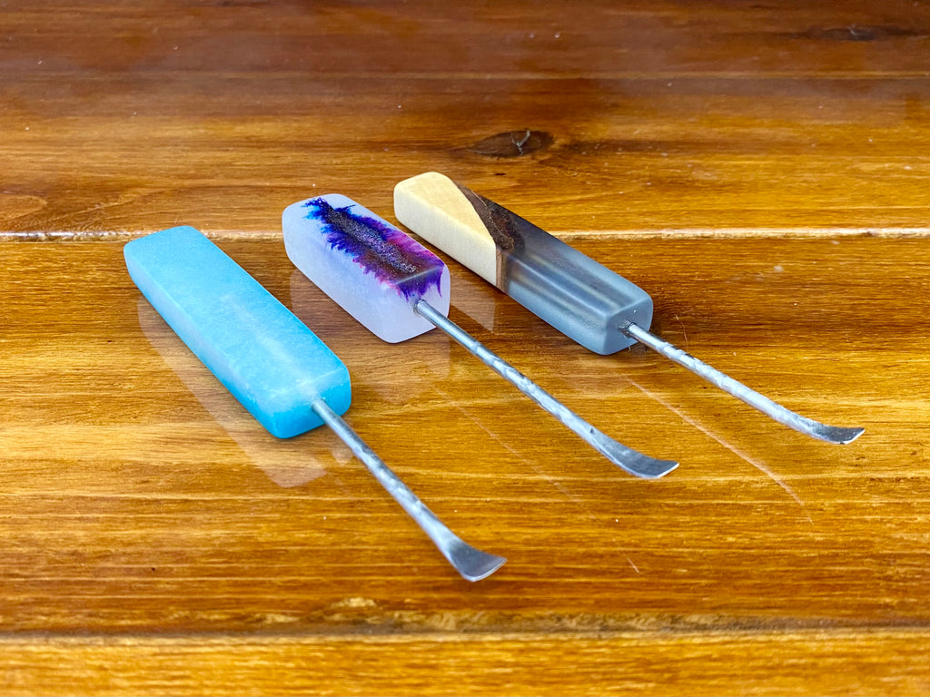 Lost Tree Wood and Epoxy Scoop Style Dab Tool