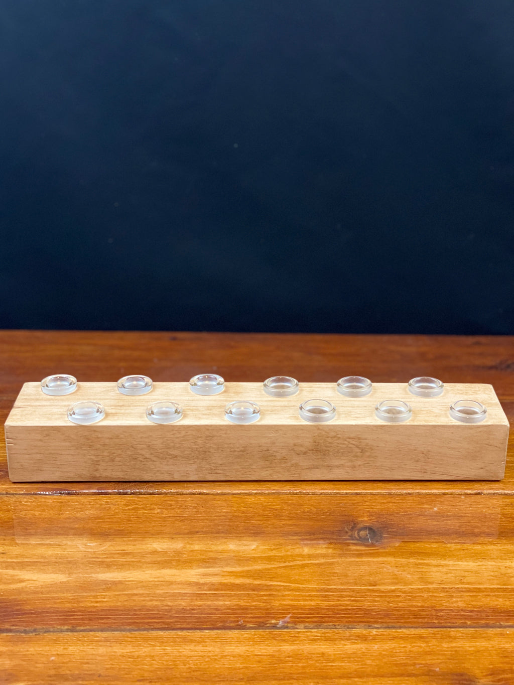 Lost Tree 12 Hole Mixed 14mm & 18mm Slide/Bowl Holder with Glass Inserts