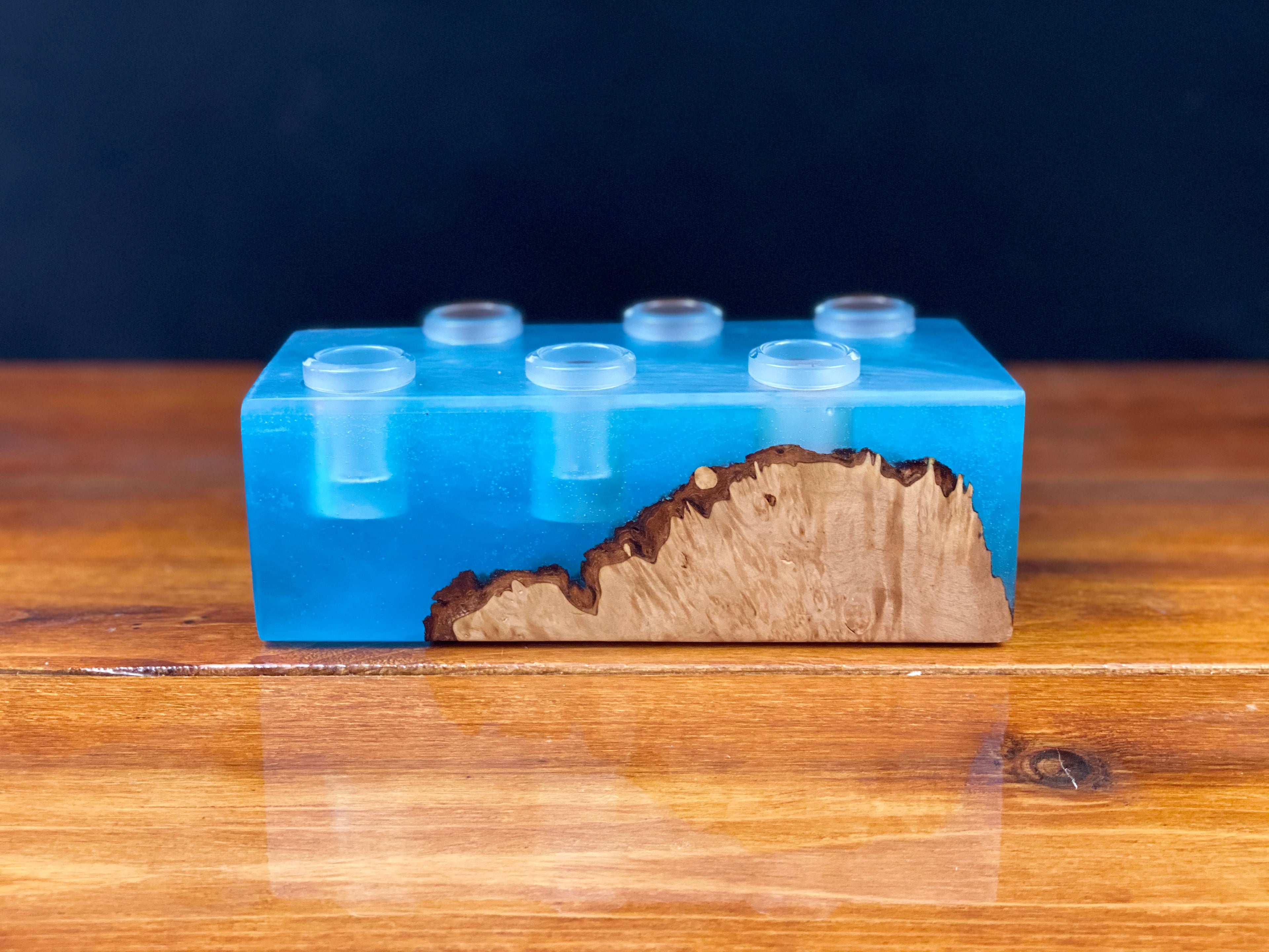 Lost Tree 6 Hole 18mm Epoxy Resin Slide/Bowl Holder