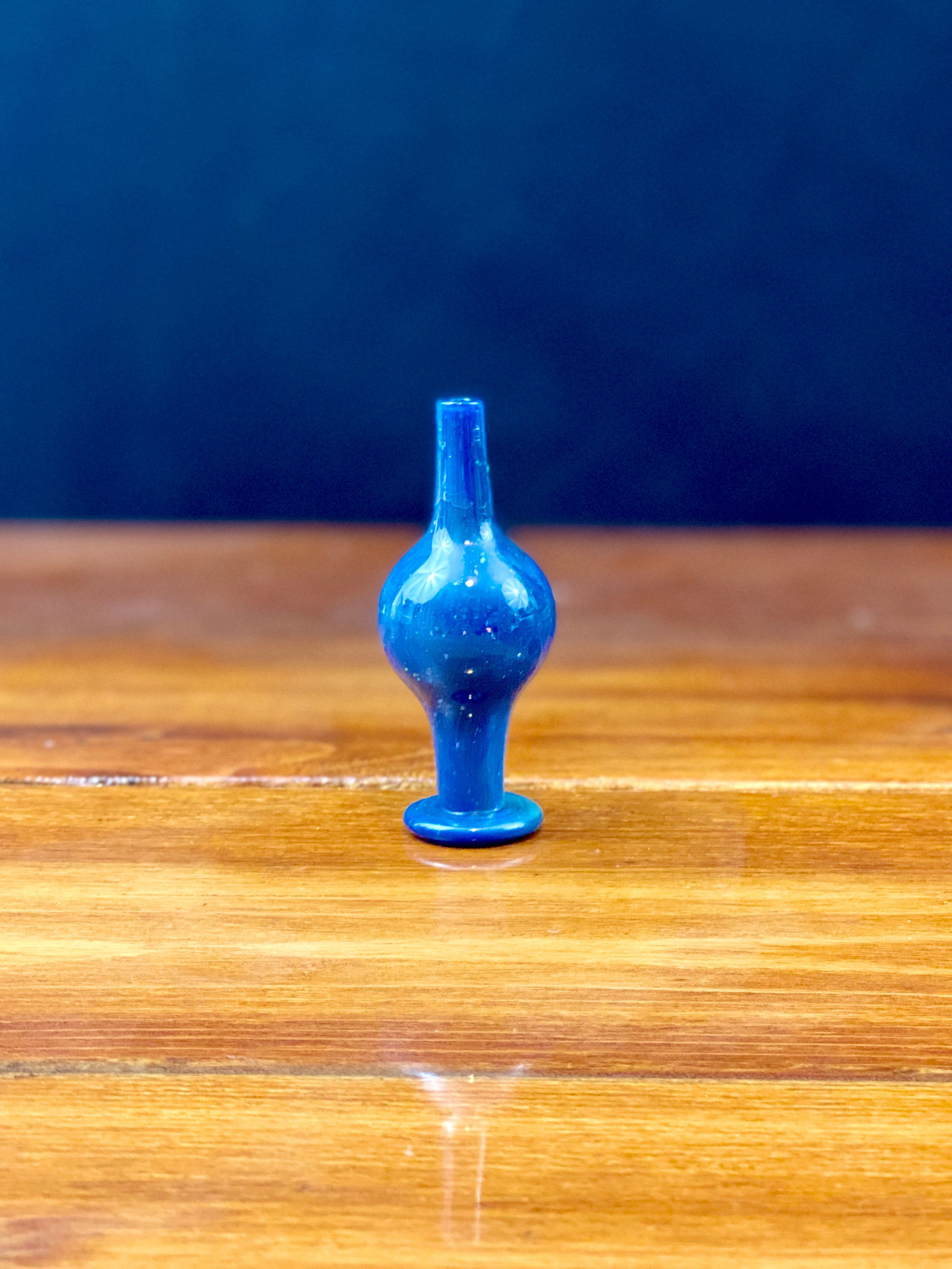 Al Gore Glass Dichro/Crushed Opal Bubble Caps