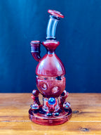 Blazed Glass 10" Fully Worked Fab Egg