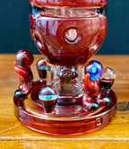 Blazed Glass 10" Fully Worked Fab Egg