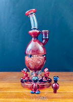 Blazed Glass 10" Fully Worked Fab Egg