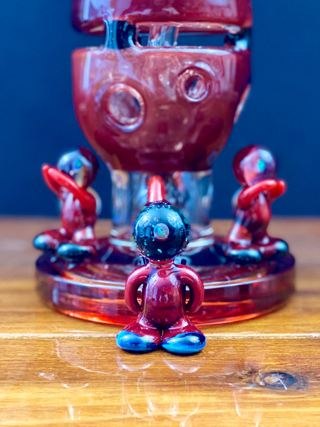 Blazed Glass 10" Fully Worked Fab Egg