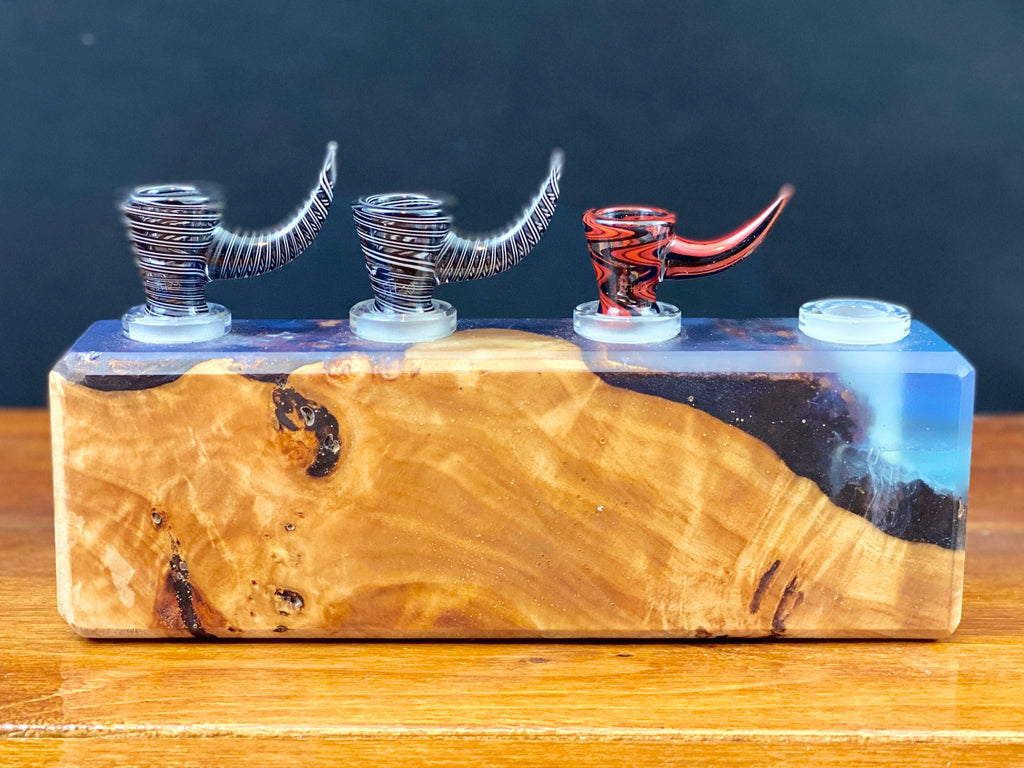 J-Honey Glassworks 14 mm Full Wigwag avec poignée Wigwag