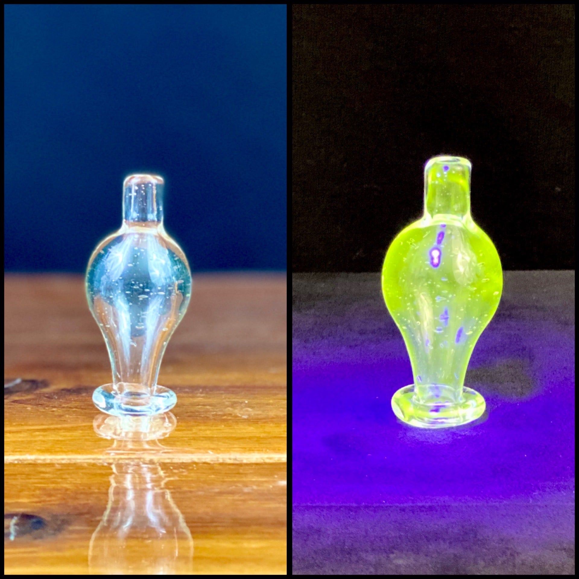 Green Belt Glass Colour Bubble Cap