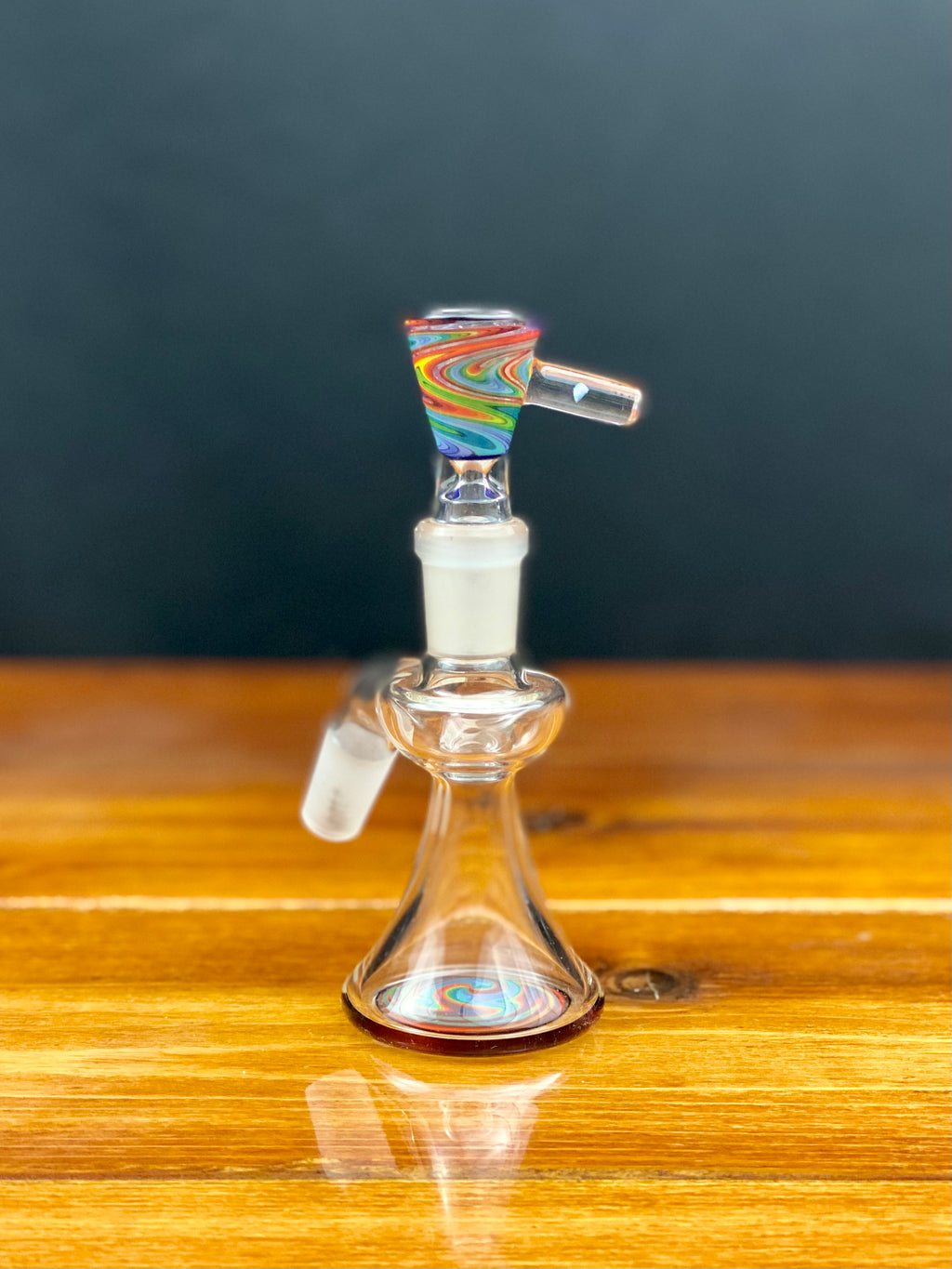 Korey Glass 14mm 45 Degree Wig Wag Ash Catcher