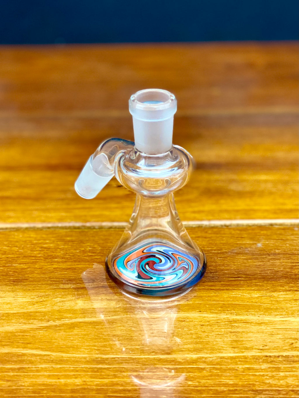 Korey Glass 14mm 45 Degree Wig Wag Ash Catcher