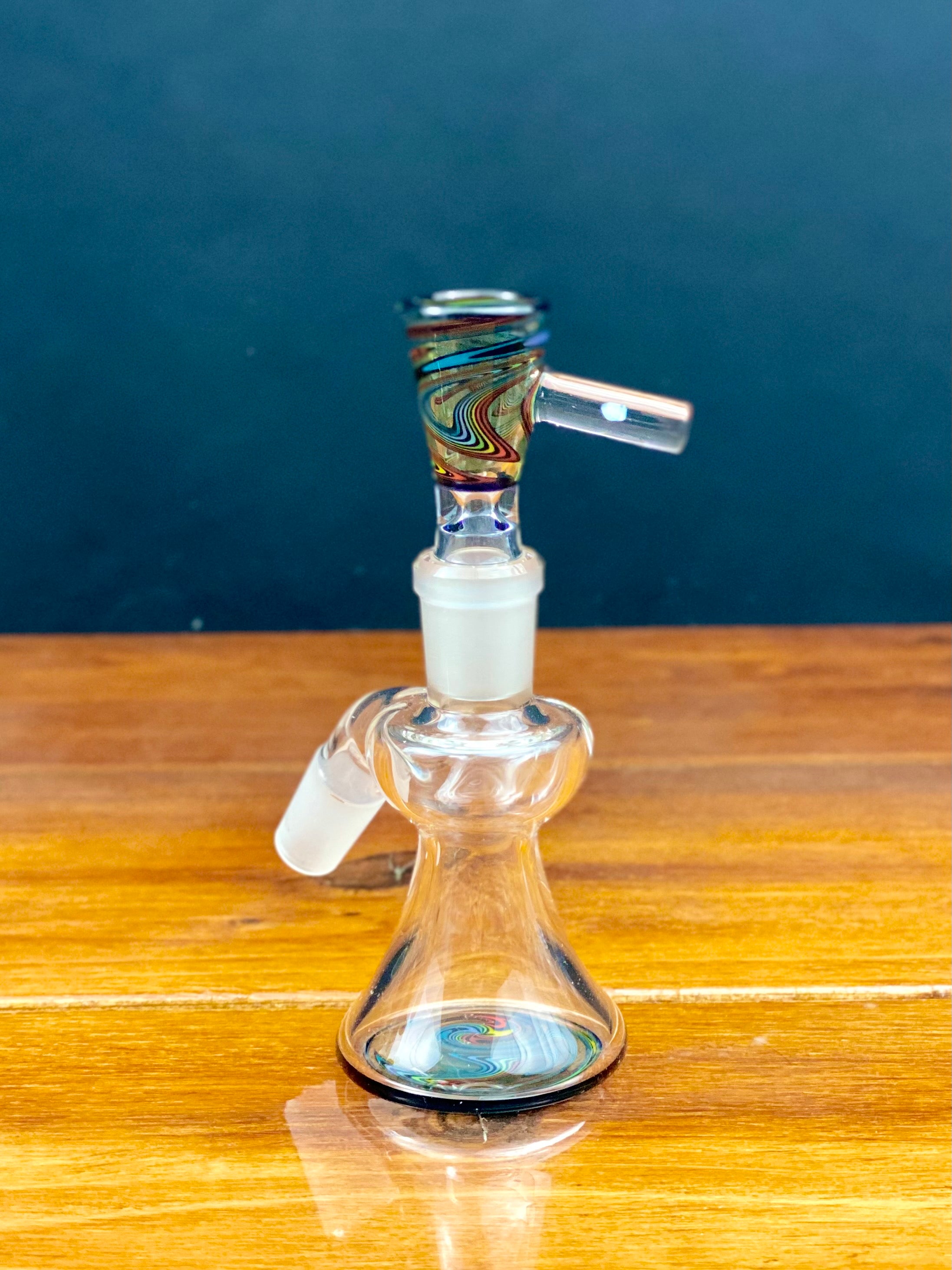 Korey Glass 14mm 45 Degree Wig Wag Ash Catcher