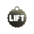 Porte-clés Lift Innovations Lift, acier inoxydable