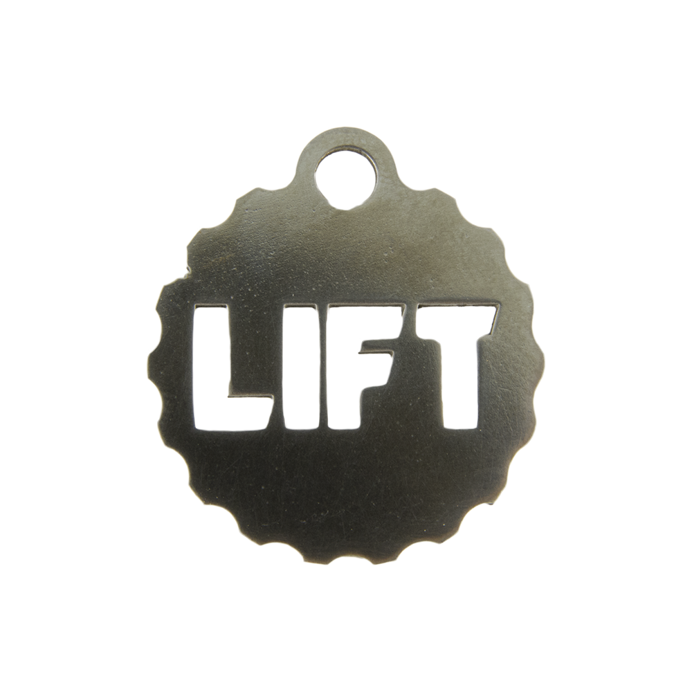 Porte-clés Lift Innovations Lift, acier inoxydable