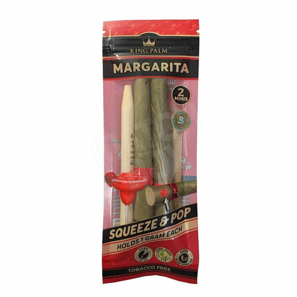 King Palm Mini Pre-Roll Pouch 2 per Pack - Margarita - 2 Pack