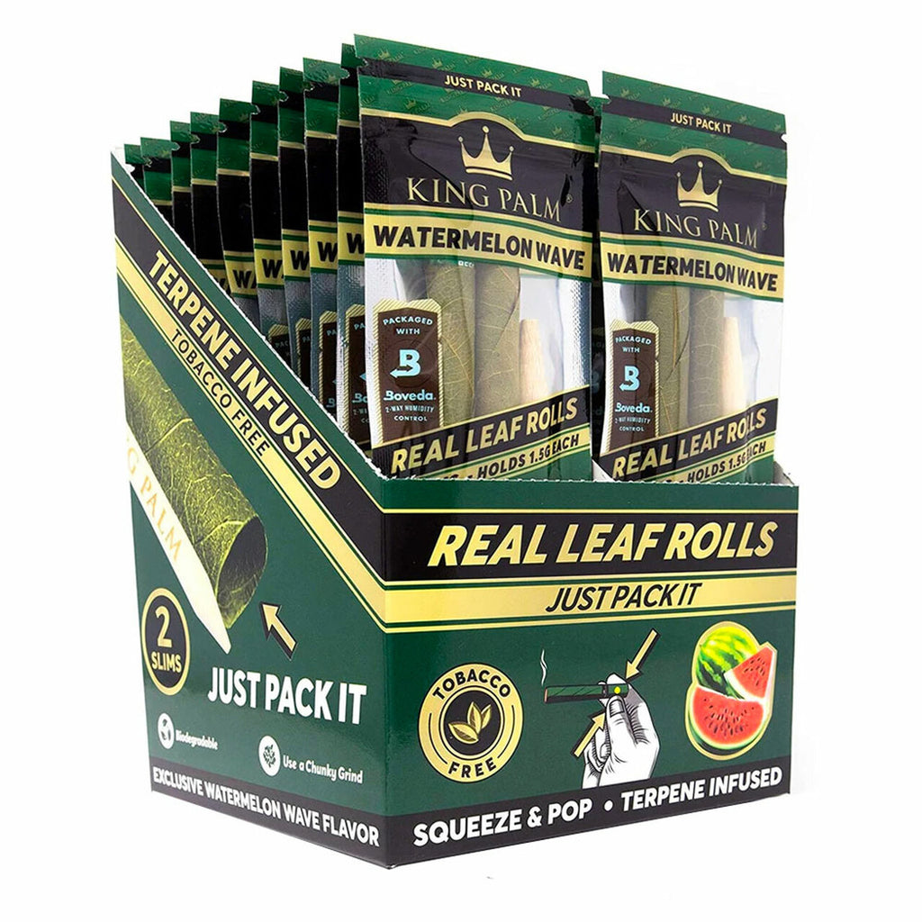 King Palm Mini Pre-Roll Pouch - Watermelon Wave - 2 Pack