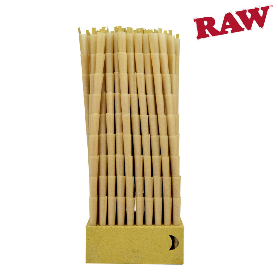 RAW CLASSIC NATURAL UNREFINED PRE-ROLLED 1/14 CONES – 900/BOX