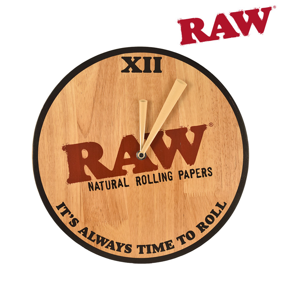 RAW WOODEN CLOCK