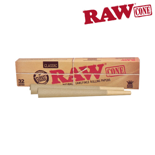 RAW PRE-ROLLED CONE KS – 32/PACK