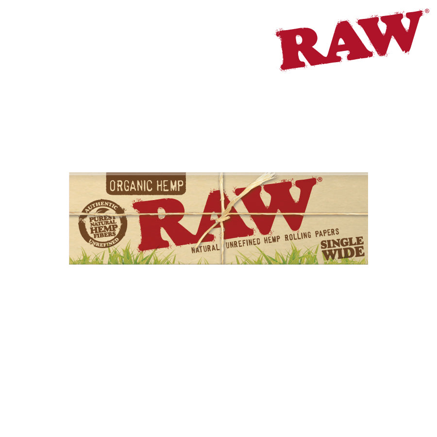 RAW ORGANIC HEMP SINGLE WIDE