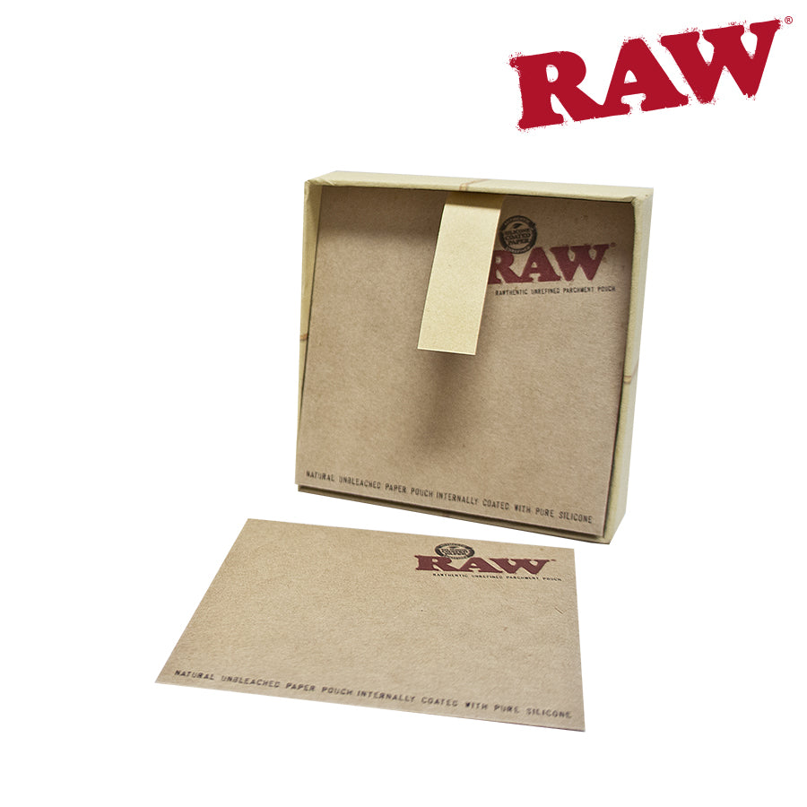 RAW NATURAL PARCHMENT POUCHES