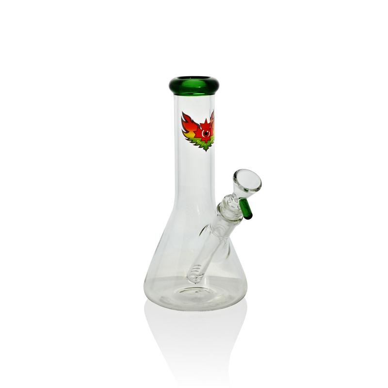 Red Eye Glass 8" Tall Beaker Tube
