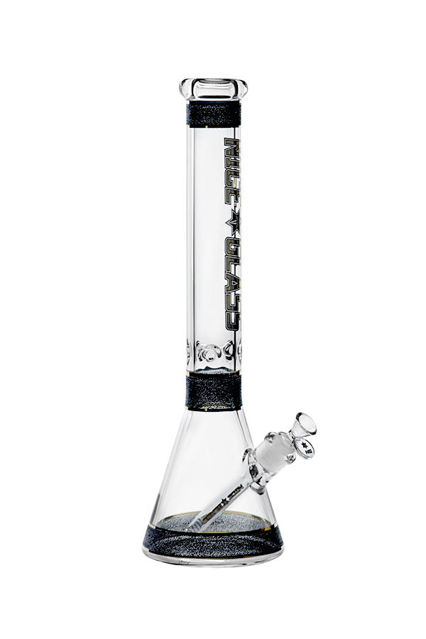 Nice Glass 18 inch 7mm Texture Plated Beaker