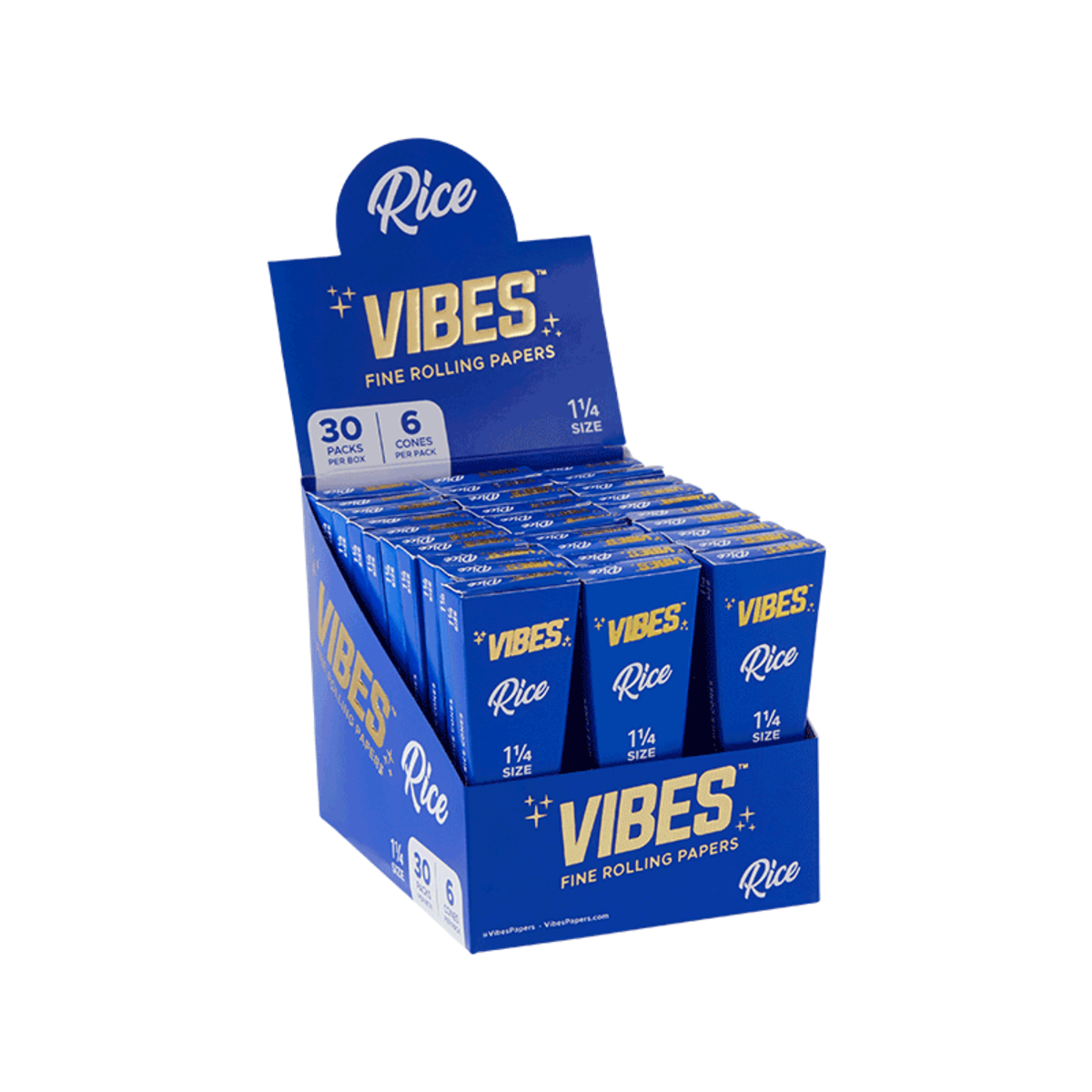 Vibes Cones 1 1/4 Rice - Coffin