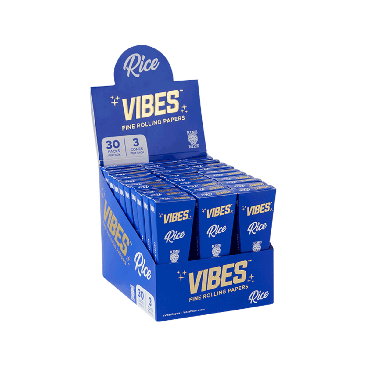 Vibes Cones King Size Rice - Coffin