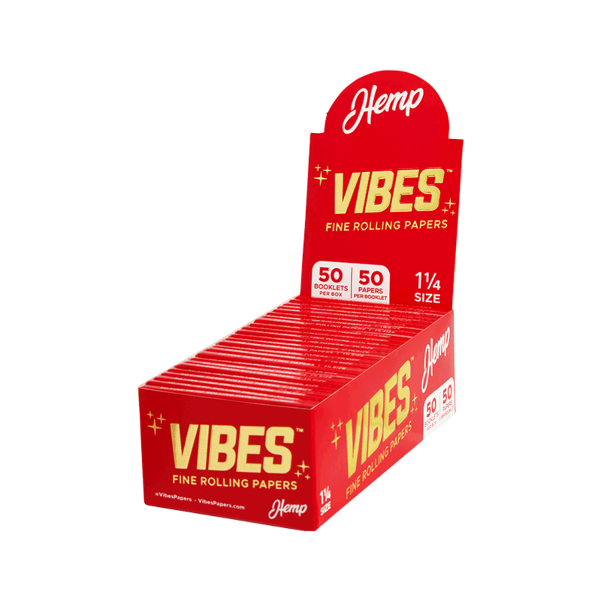 Vibes Papers Hemp 1 1/4