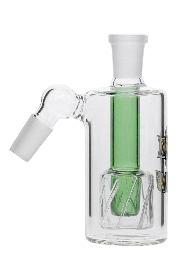 Nice Glass Gridded Drum Perc Ashcatcher 14mm