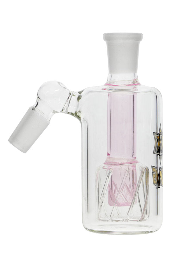 Nice Glass Gridded Drum Perc Ashcatcher 14mm