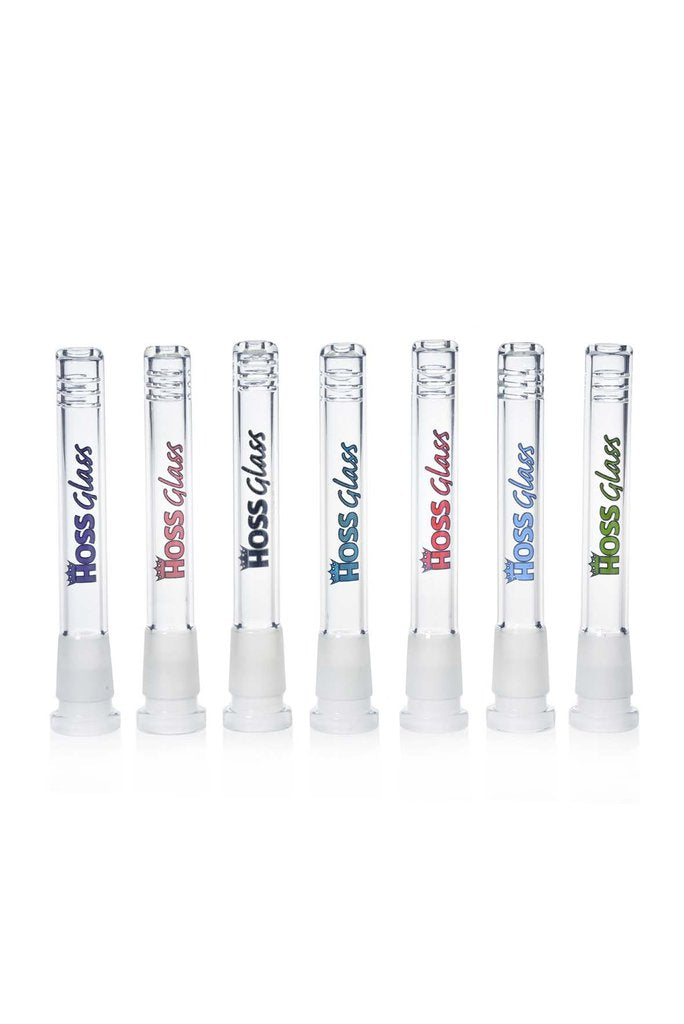 Hoss Glass Diffuser Downstem with Cuts